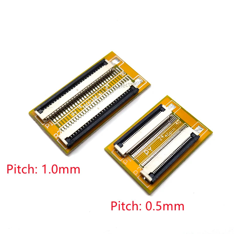 2PCS FFC FPC 0.5mm 1.0mm Flexible Flat Cable Lengthen Extension Board Adapter Board 4P 5P 6P 8P 10P 12P 16P 20P 24P 30P 40P 50P Peaceful Pleasures Health and Wellness