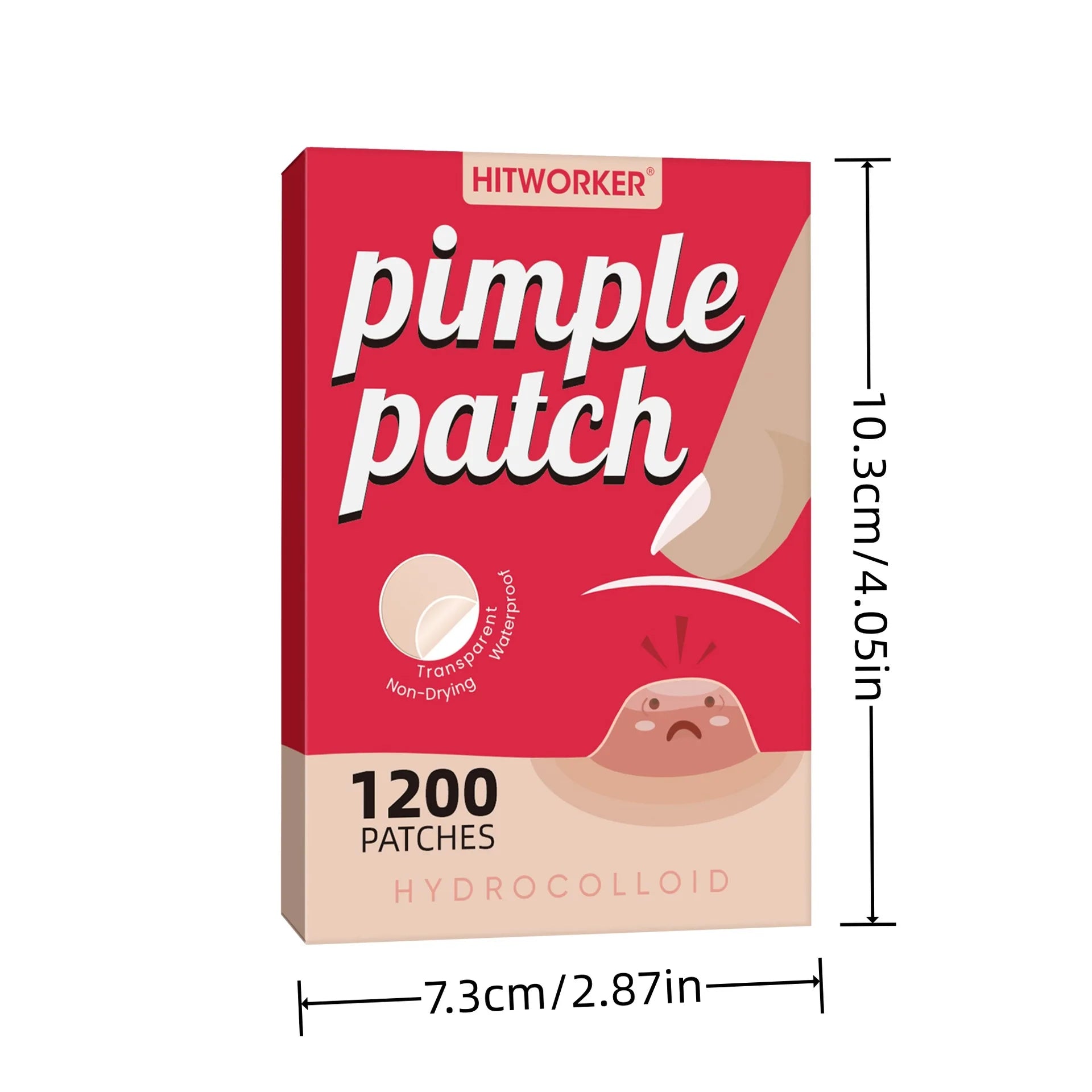 1200 Pieces/Set Hydrogel Acne Coverage Patches: Non-Irritating Skin Care for All Skin Types (Unisex) Peaceful Pleasures Health and Wellness