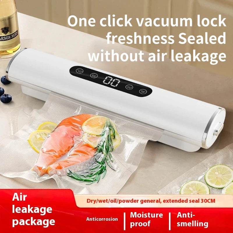 Professional Vacuum Sealer for Food Vacuumor for Products Kitchen Sealing Machine Cuisine Packaging Plastic Bag Sealant Peaceful Pleasures Health and Wellness