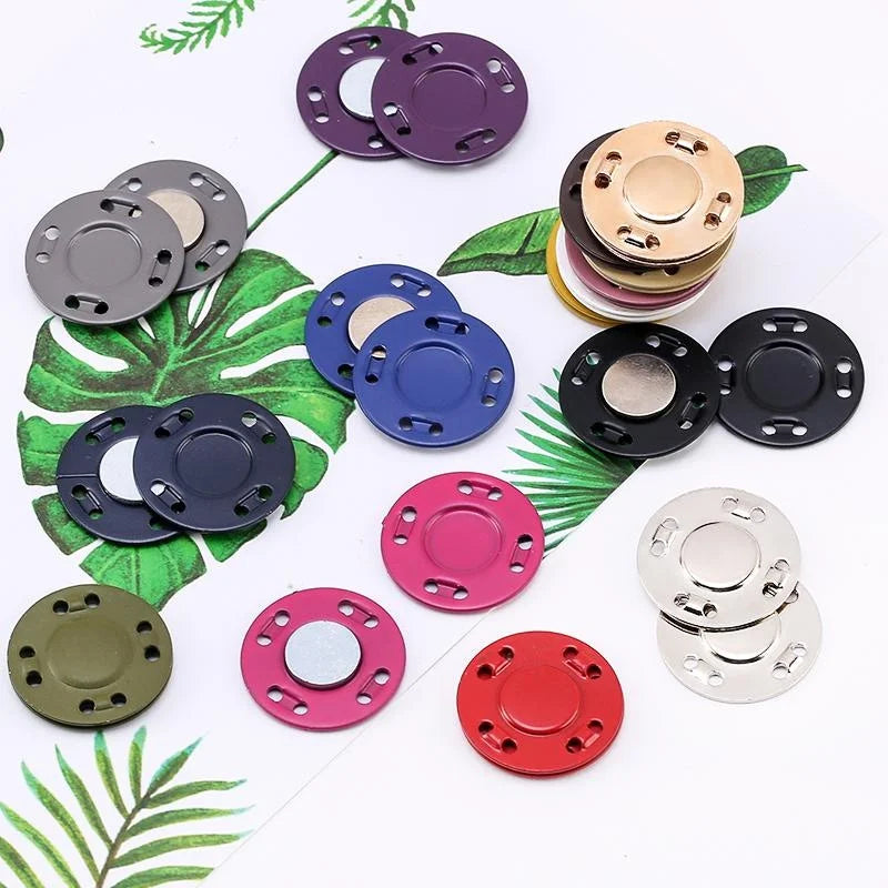 Invisible Magnetic Snap Buttons for Sewing – DIY Clothing