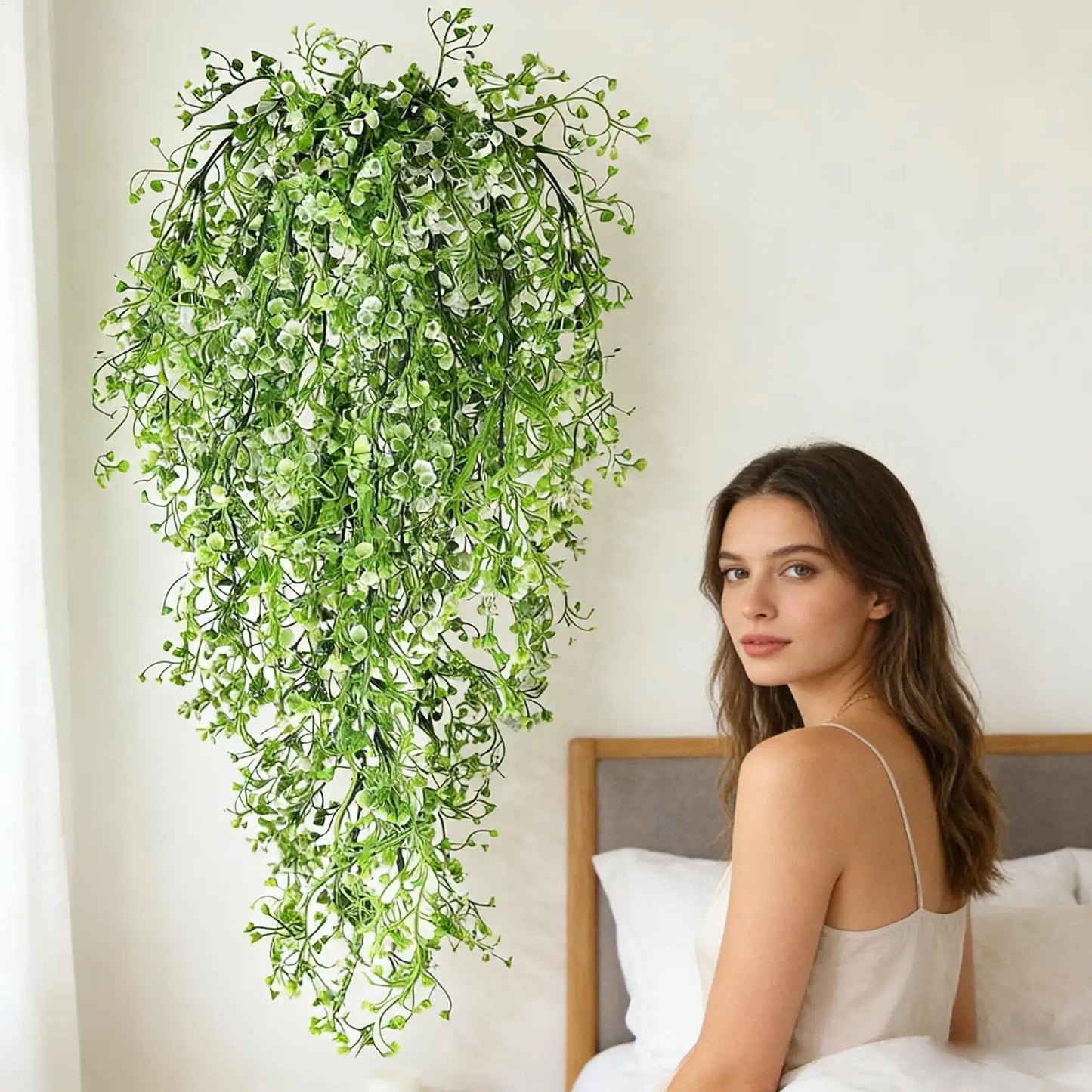 Artificial Flower Garland Fake Vine Wall Decor – 82cm Artificial Vine Garland Peaceful Pleasures Health and Wellness