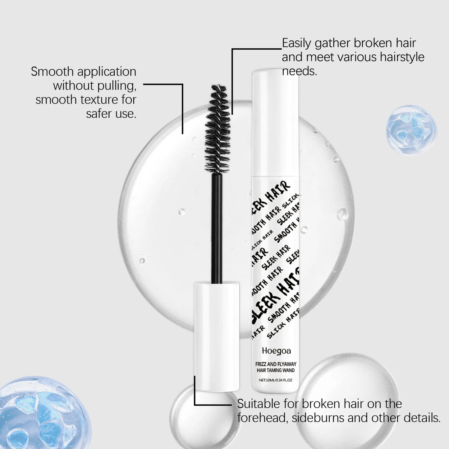 HOEGOA Anti-Frizz Hair Wax Stick – Flyaway & Frizz Tamer