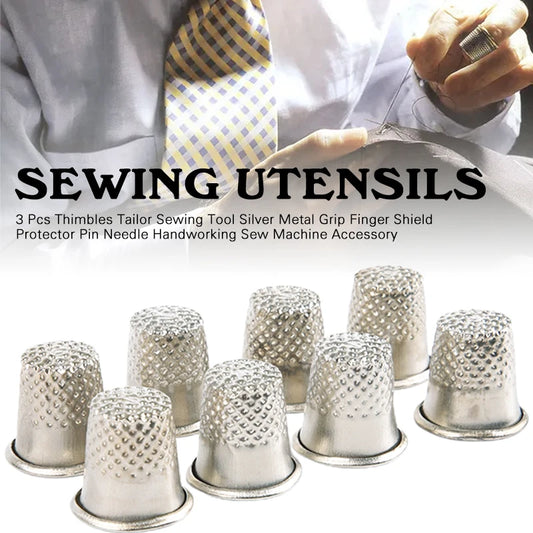 Thimbles Tailor Sewing Tool Metal Finger Protector Tools Sewing Accessories for DIY Craft Special Sewing Tools Peaceful Pleasures Health and Wellness