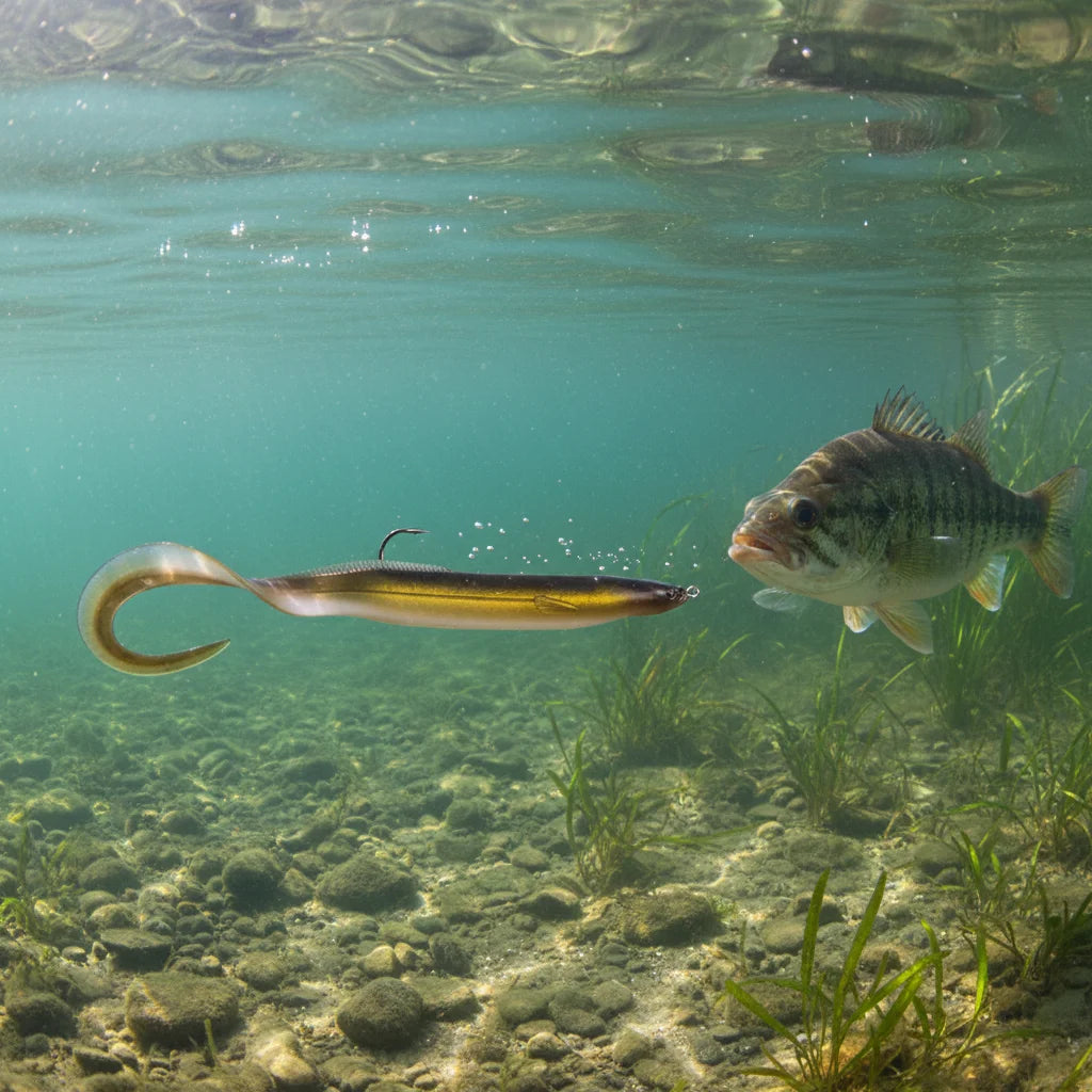 Soft Bait with Salt Formula for Freshwater Fishing Lure Eel Design 15cm 10g Peaceful Pleasures Health and Wellness