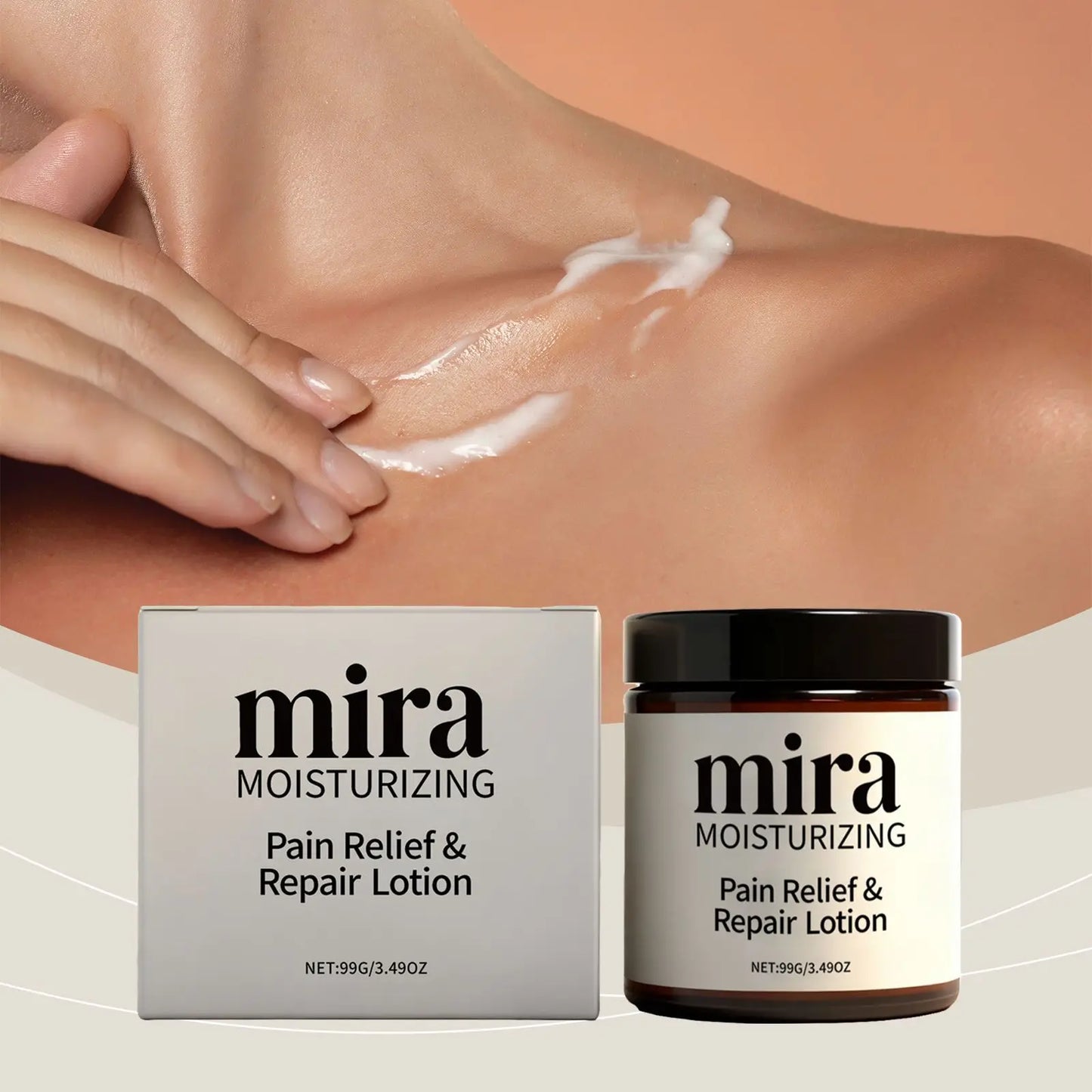Mira Pain Relief Cream Relieve Tightness Lightweight Refreshing Smoothing Soft Dry Skin Repair Moisturizing Nourishing Body Care Peaceful Pleasures Health and Wellness