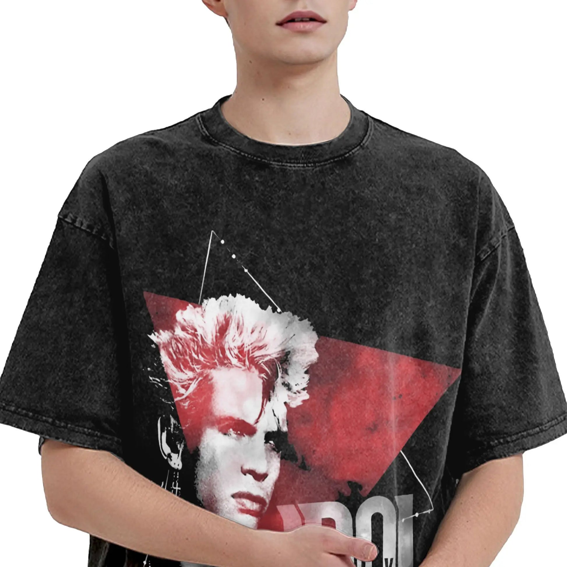 Billy Idol T Shirt Beach Superstar Y2K Retro T-Shirts Cotton Harajuku Tee Shirt For Man Short Sleeve Design Tops Peaceful Pleasures Health and Wellness