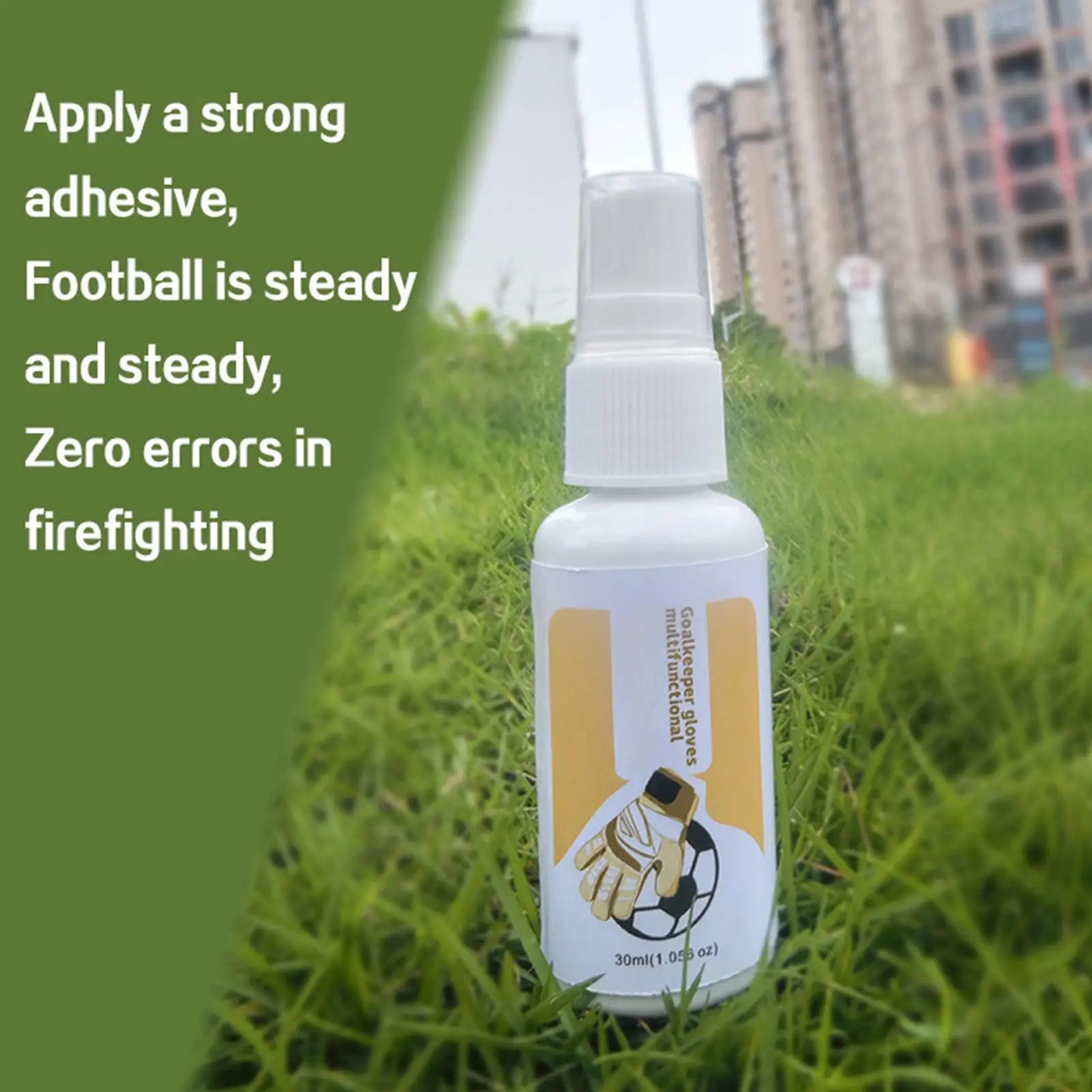 Grip Spray for Football Gloves 30ML Sticky Solution Glove Glue for Adult Youth Soccer Goalkeeper Beginner Professional Training Peaceful Pleasures Health and Wellness