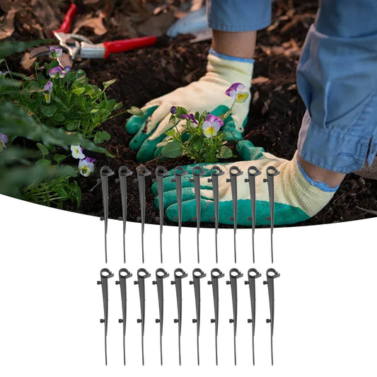 Gutter Clips Keep Gutters Clean Brush 20pk Black Gray Plastic Fixing Peaceful Pleasures Health and Wellness