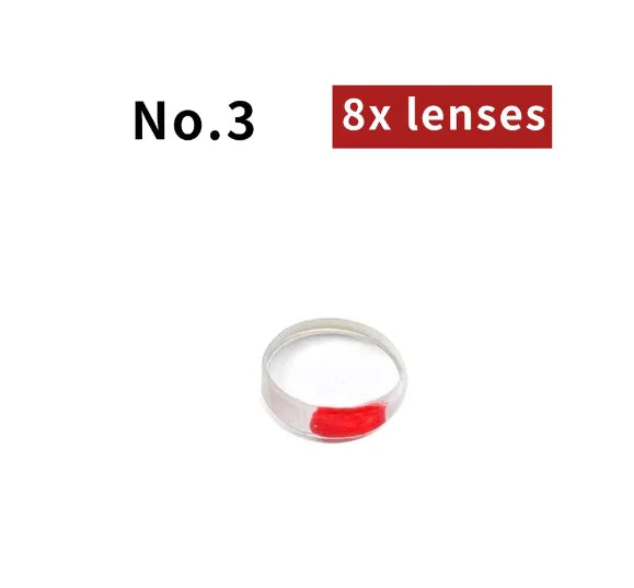 37 45 Degree Peep Sight Hole Aperture Inner Core Clarifier Lens 4X 6X