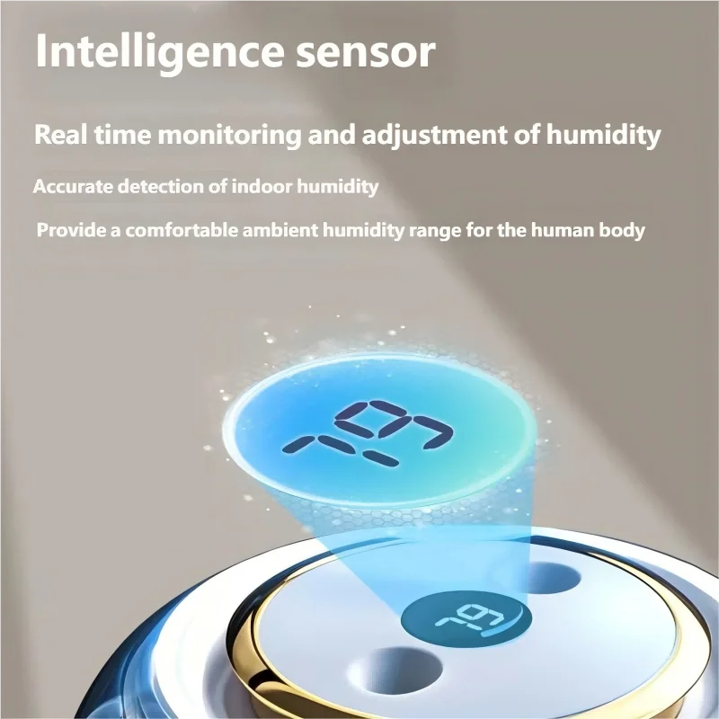 HOMEFISH Quiet Cool Mist Humidifier for Bedroom & Nursery