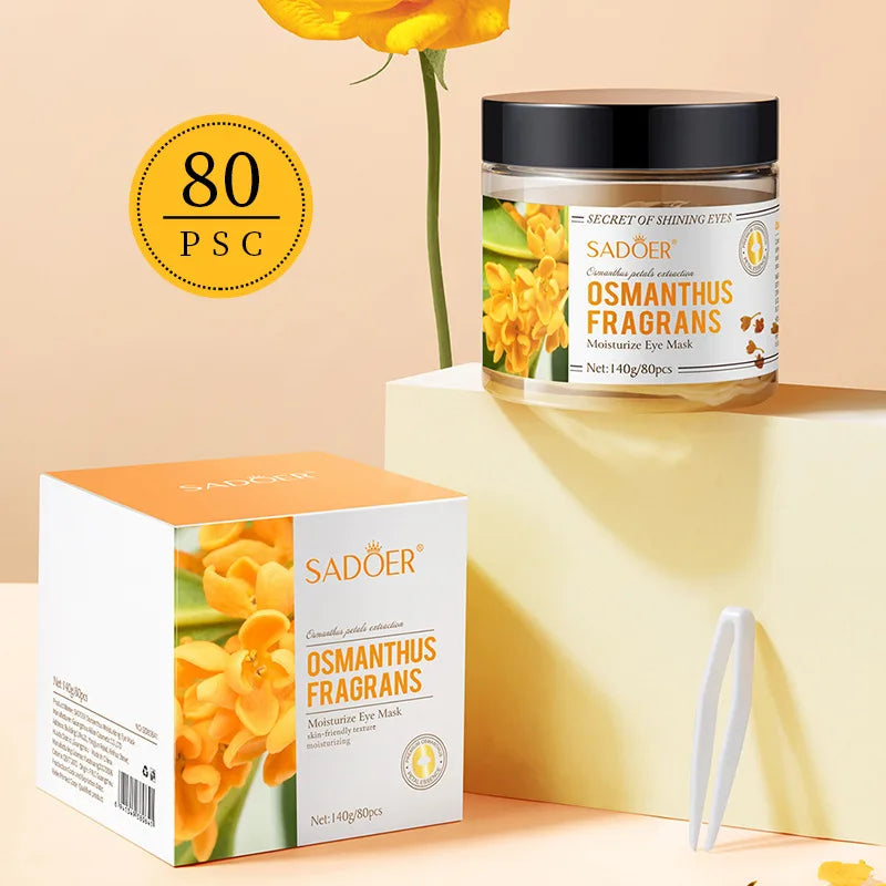SADOER Osmanthus Eye Patches 80pc – Hydrating Under-Eye Masks