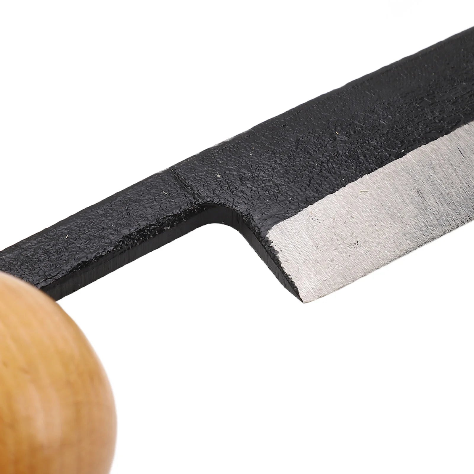 Straight Draw Knife HRC30 Hardness Draw Shave Knife Debarking Hand Tool Tungsten Steel Blade Easy To Grip for Woodworking Peaceful Pleasures Health and Wellness