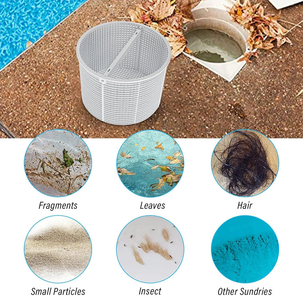 Pool Skimmer Basket Replacement for Inground Pool Swimming Pool Skimmer Basket for Hayward SPX1082 B-152 Skimmer Models Peaceful Pleasures Health and Wellness