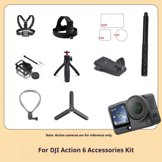 DJI OSMO Action 6 Accessories Kit – Waterproof Case & Hiking Set Camera Accessories Kit Oasis Select