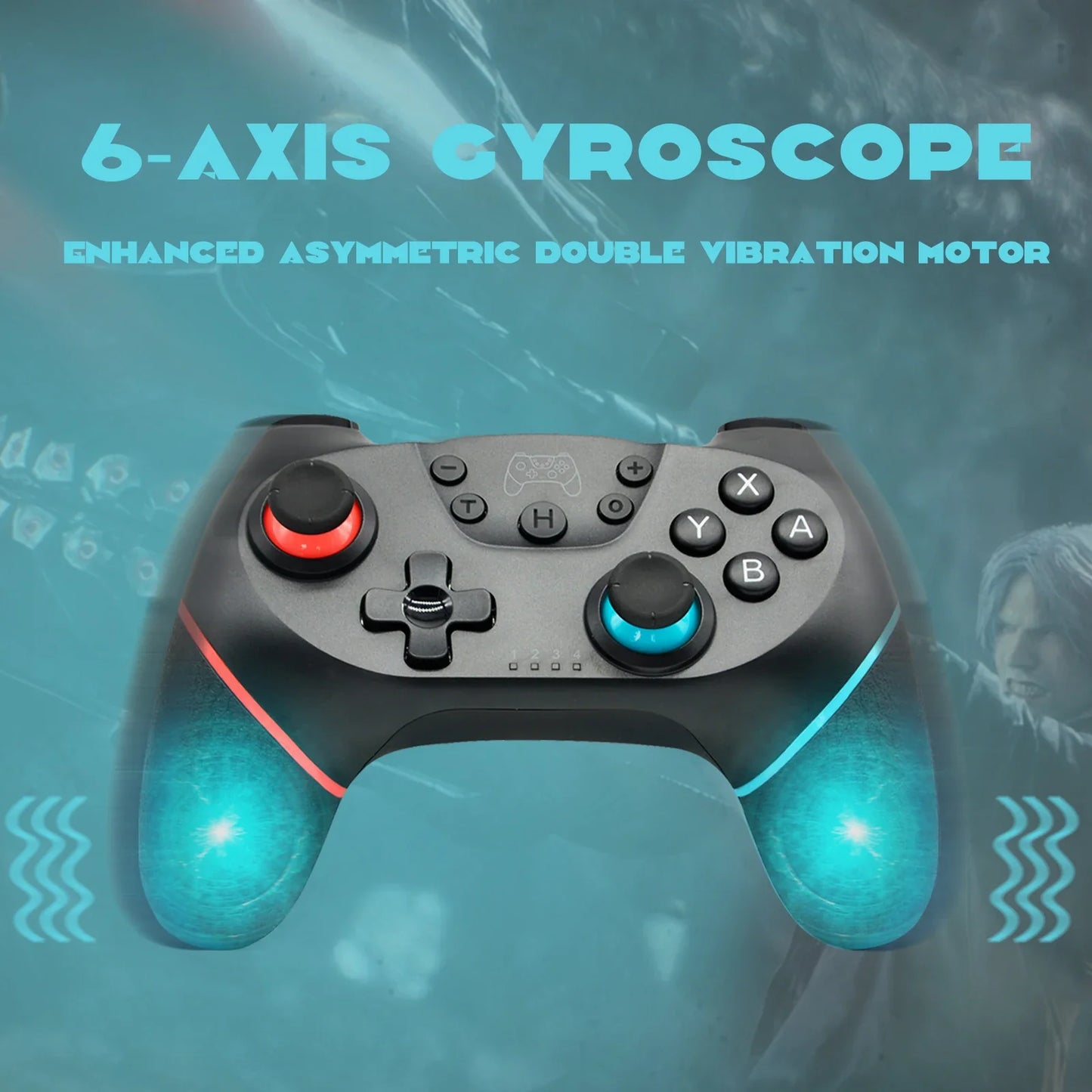 AyeBeau Wireless Bluetooth Controller for Nintendo Switch & PC