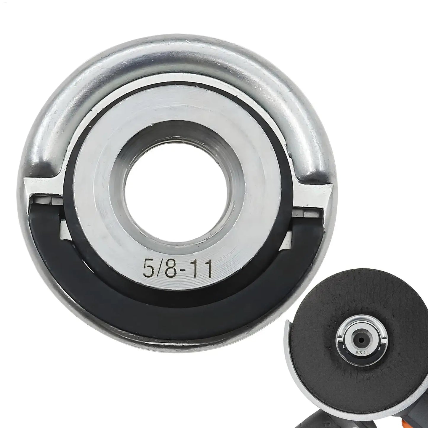 Quick-Change Flange Nut M10/M14/ 5/8-11 Heavy-Duty Locking Nut For Angle Grinder, Secure Disc Clamping, Metal & Woodworking Tool Peaceful Pleasures Health and Wellness