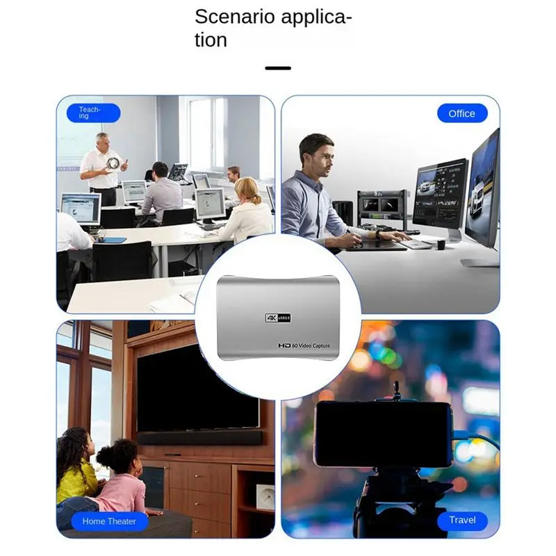 4K HDMI Video Capture Card USB 3.0 | 1080P 60FPS Plug & Play Peaceful Pleasures Health and Wellness