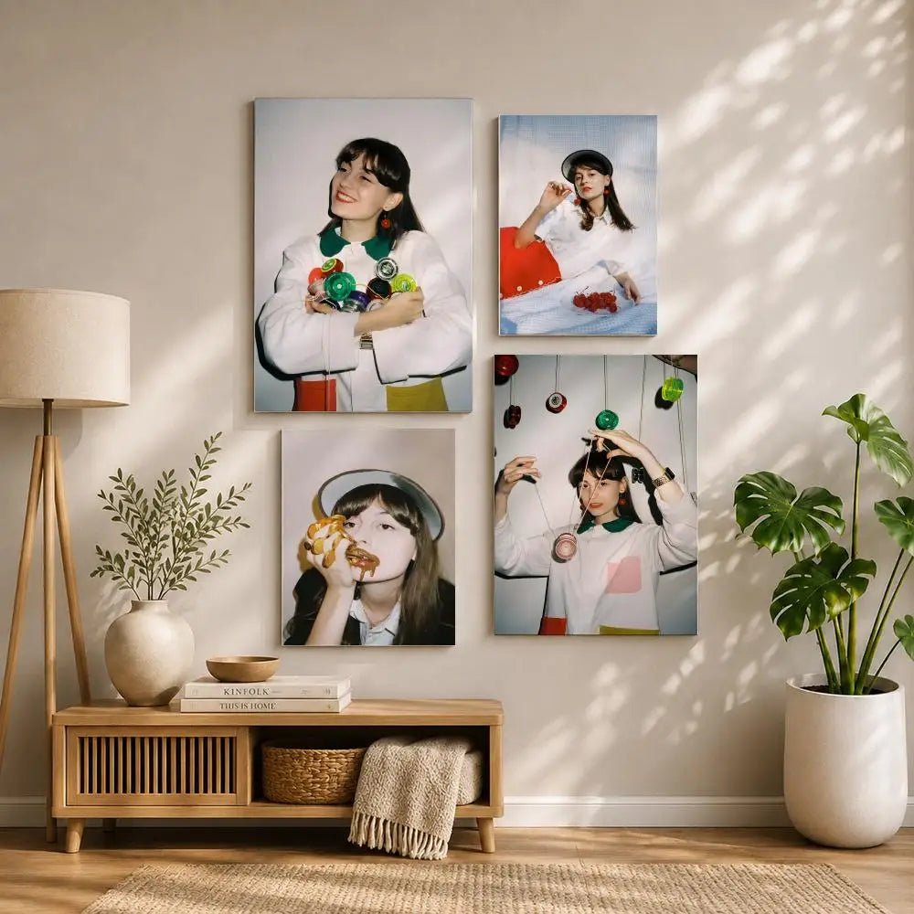 Singer F-Faye WebsterS Poster HD Self Adhesive Waterproof Wall Art Ideal for Home Office Dorm Bedroom Great Gift Peaceful Pleasures Health and Wellness