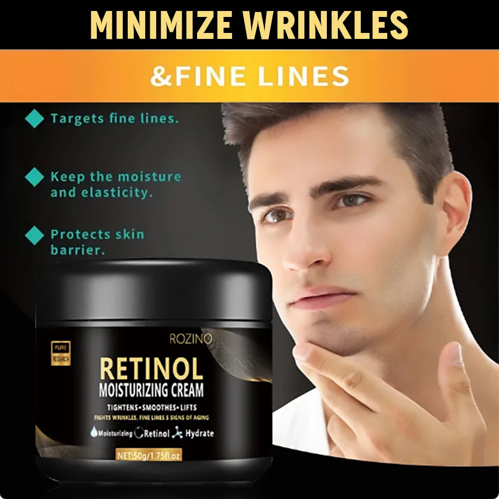 LGRAMER Men's Retinol Face Cream – Anti-Aging Moisturizer
