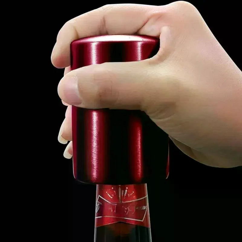 Automatic Magnetic Bottle Opener – Stainless Steel Push Down