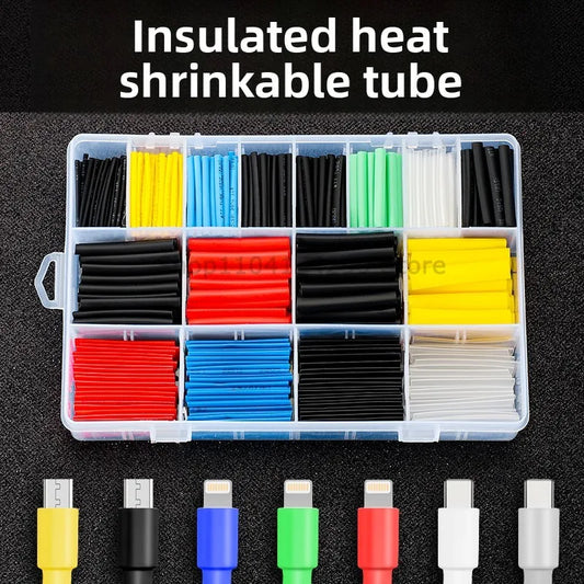 Heat Shrink Tubing Kit – Wire Insulation Sleeves for Auto & DIY Heat Shrink Tubing Oasis Select