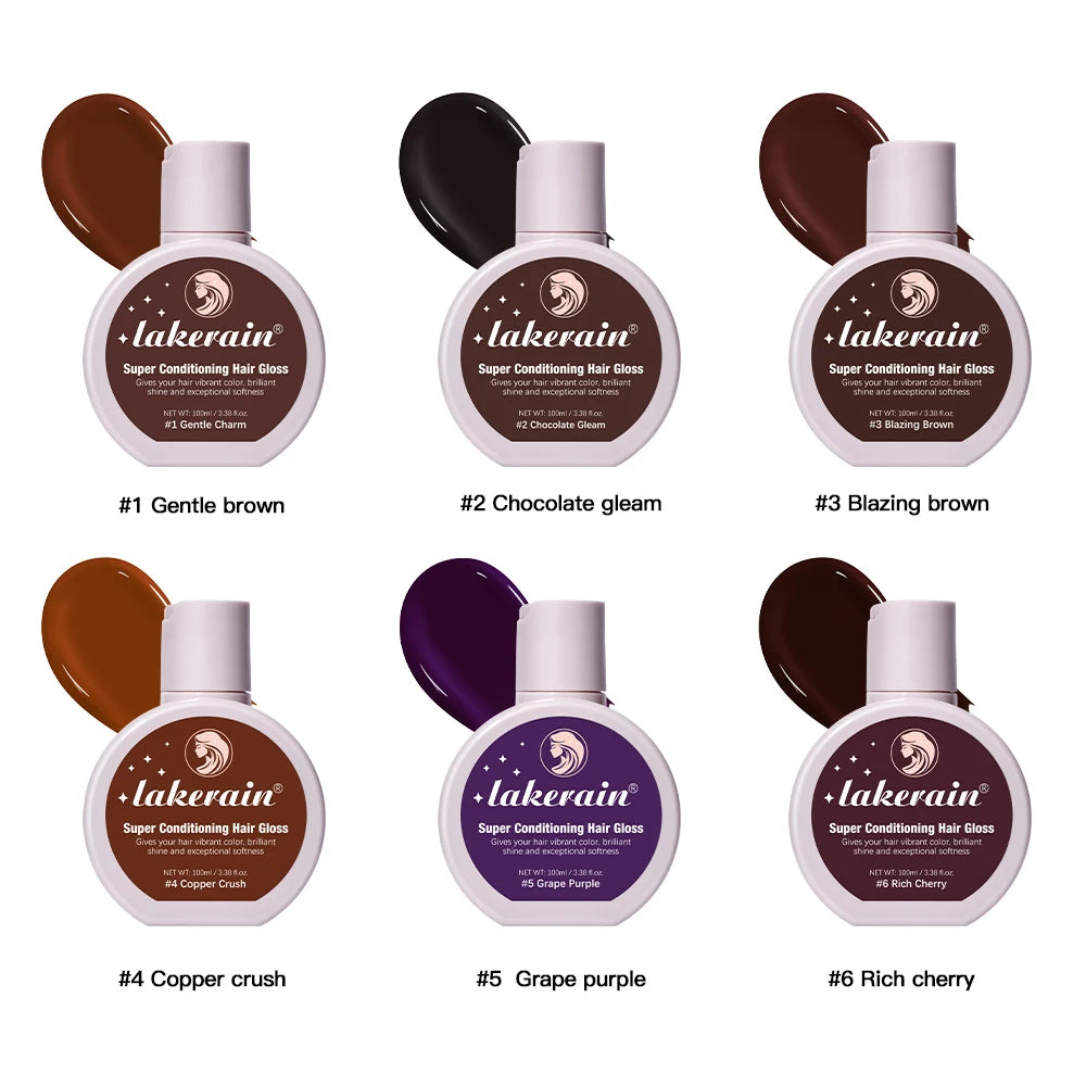 Glaze Super Gloss Color Conditioning Gloss Rinse Out Semi-Permanent Hair Gloss that Enhances Color and Boosts Shine & Hydration Peaceful Pleasures Health and Wellness