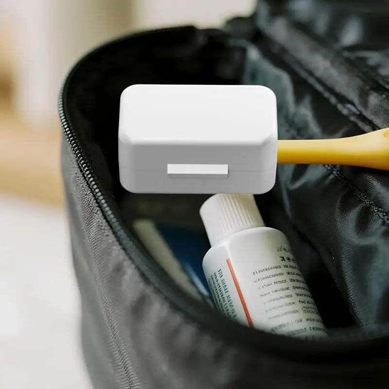 Versatile Toothbrush Travel Box with Impervious Plastic Shield for Toothbrush Head - Suitable for Home And Travel Use Peaceful Pleasures Health and Wellness