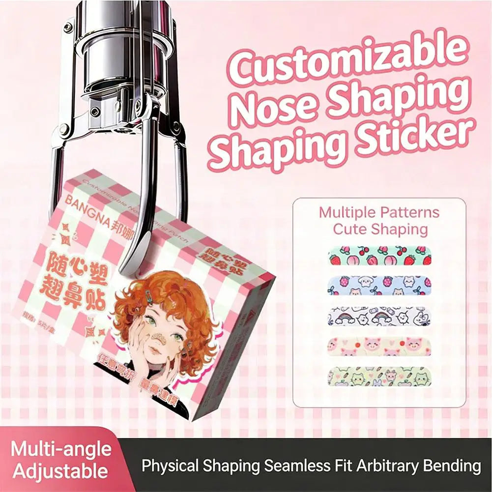 Nose Lift Strips 5/10pcs 3D Nose Shaping Sticker Shrink Nose Patch For Nose Reshaping Contouring Slimming Nose Wing Stickers Peaceful Pleasures Health and Wellness