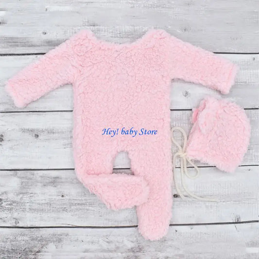 Baby Bear Photography Costume – Plush Romper & Bear Ear Hat Baby Photography Costume Peaceful Pleasures Health and Wellness