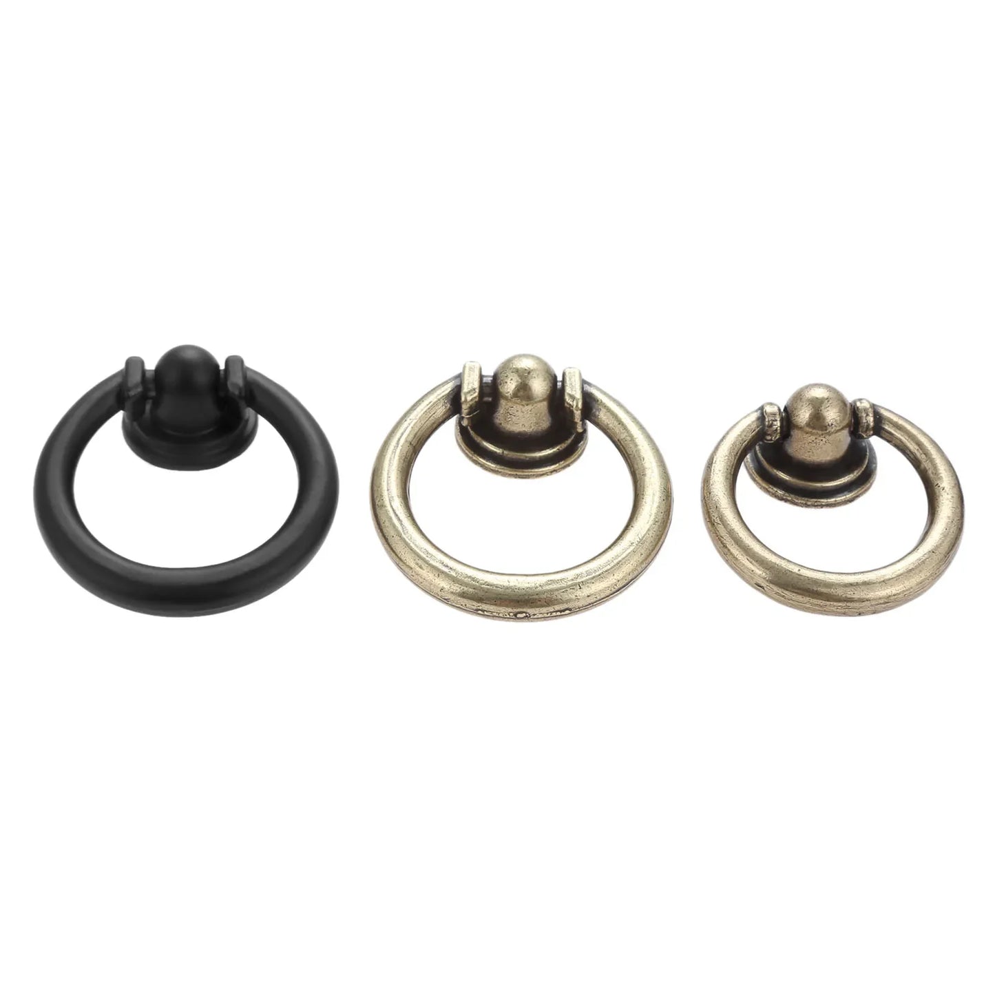 Zinc Alloy Vintage Ring Knob – Cabinet & Drawer Handle 35/40mm