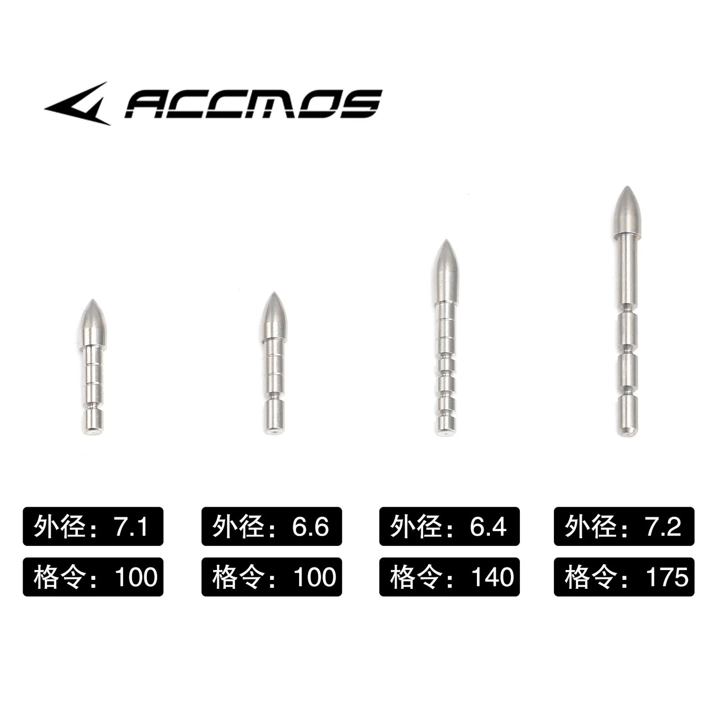 ID 4 2 5 6 Arrow Shaft Arrowhead Target Point Tip Hunting Shooting