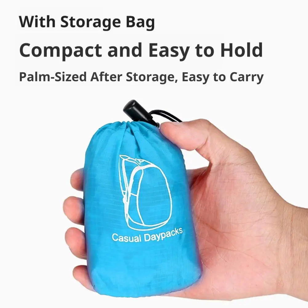 Lightweight Foldable Backpack Ultralight Outdoor Hiking Bag Portable Waterproof Sports Daypack Multi-color Travel Bag Unisex Peaceful Pleasures Health and Wellness