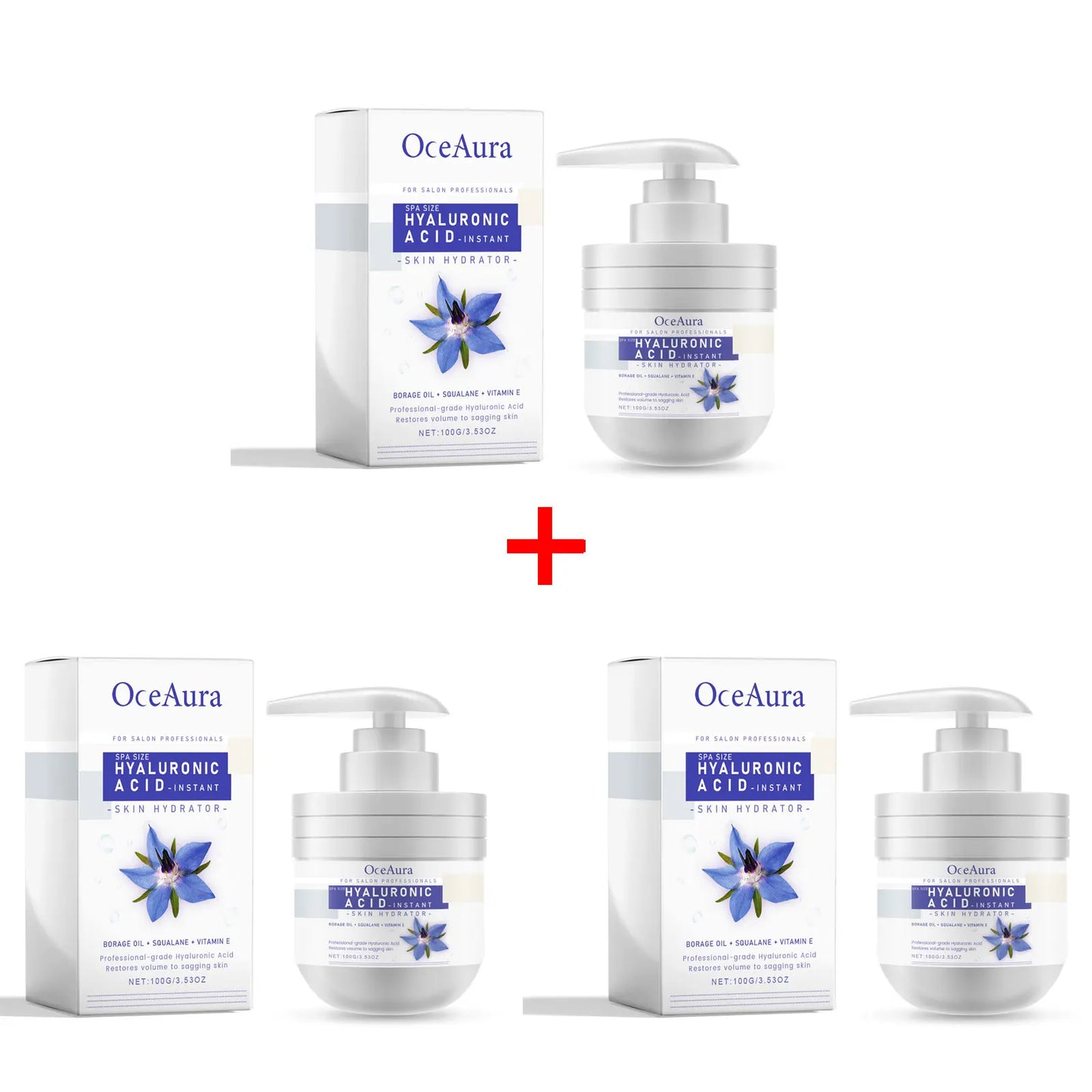 OceAura Retinol Anti-Aging Face & Body Moisturizer Cream 100g