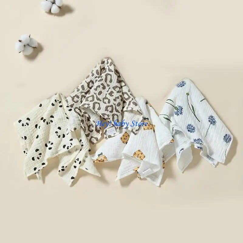 Baby Security Blanket Soothing Towel Bib | 0-36M Lovey Rattle