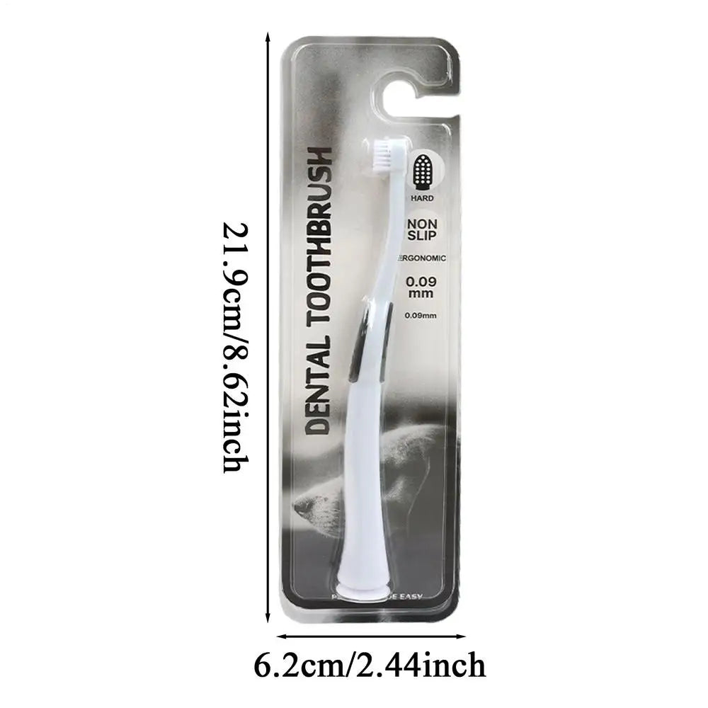 Soft Bristle Pet Toothbrush for Dogs & Cats | Oral Care Pet Toothbrush Peaceful Pleasures Health and Wellness B China Mainland