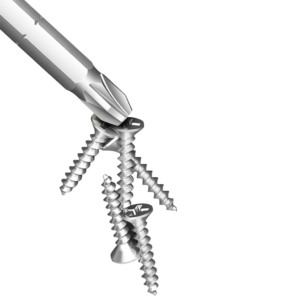 12 Point Torx Screwdriver Bit Alloy Steel Magnetic 1 4'' Hex Shank