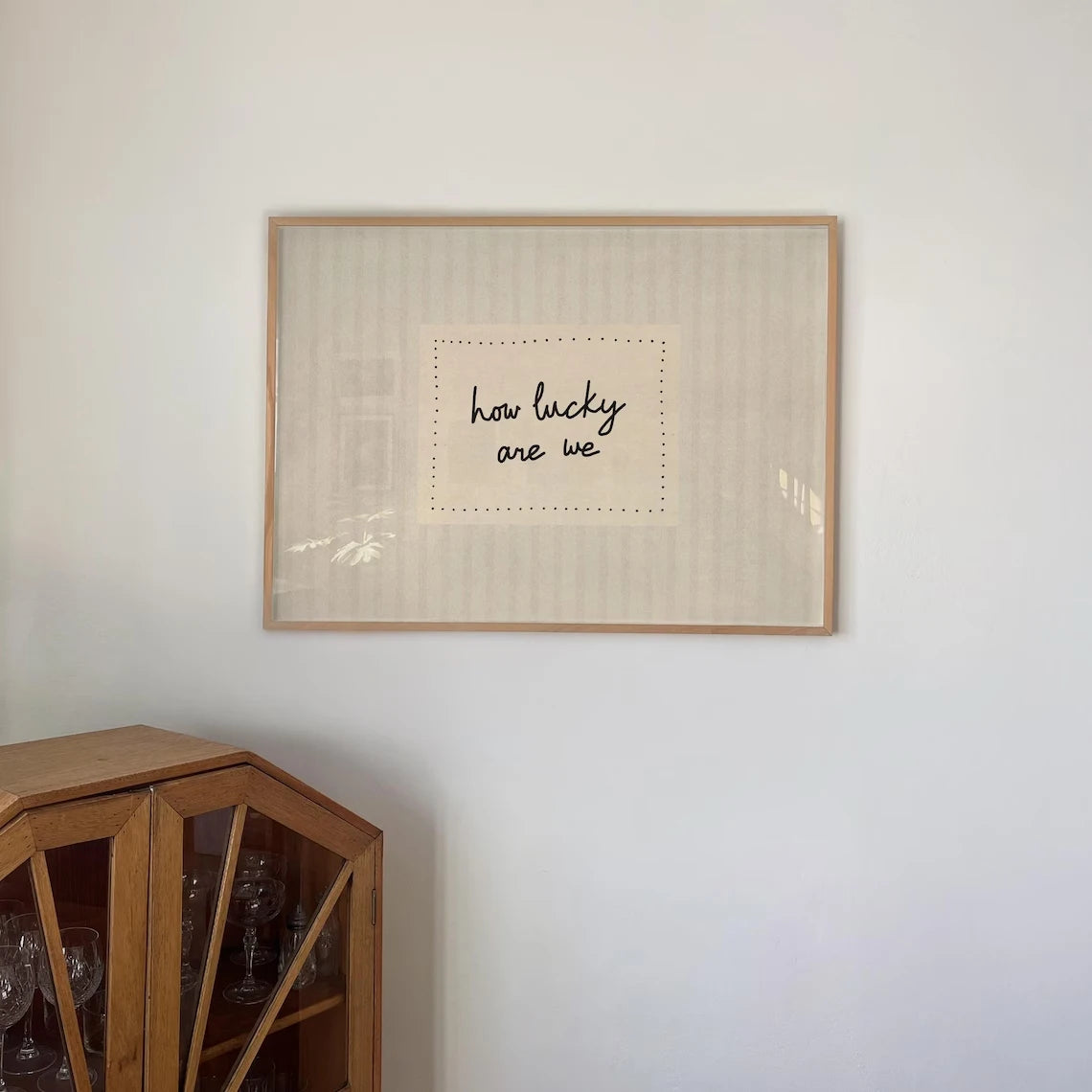 Modern,Minimalist How Lucky Are We Quotes Wall Art Print Canvas Painting Poster Picture For Living Room,bedroom Home Decor Peaceful Pleasures Health and Wellness