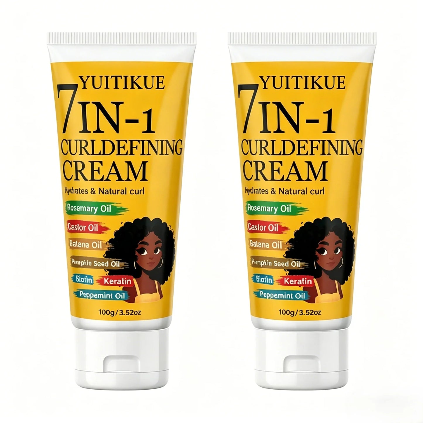7-in-1 Curl Defining Cream | Batana Oil & Keratin Anti-Frizz