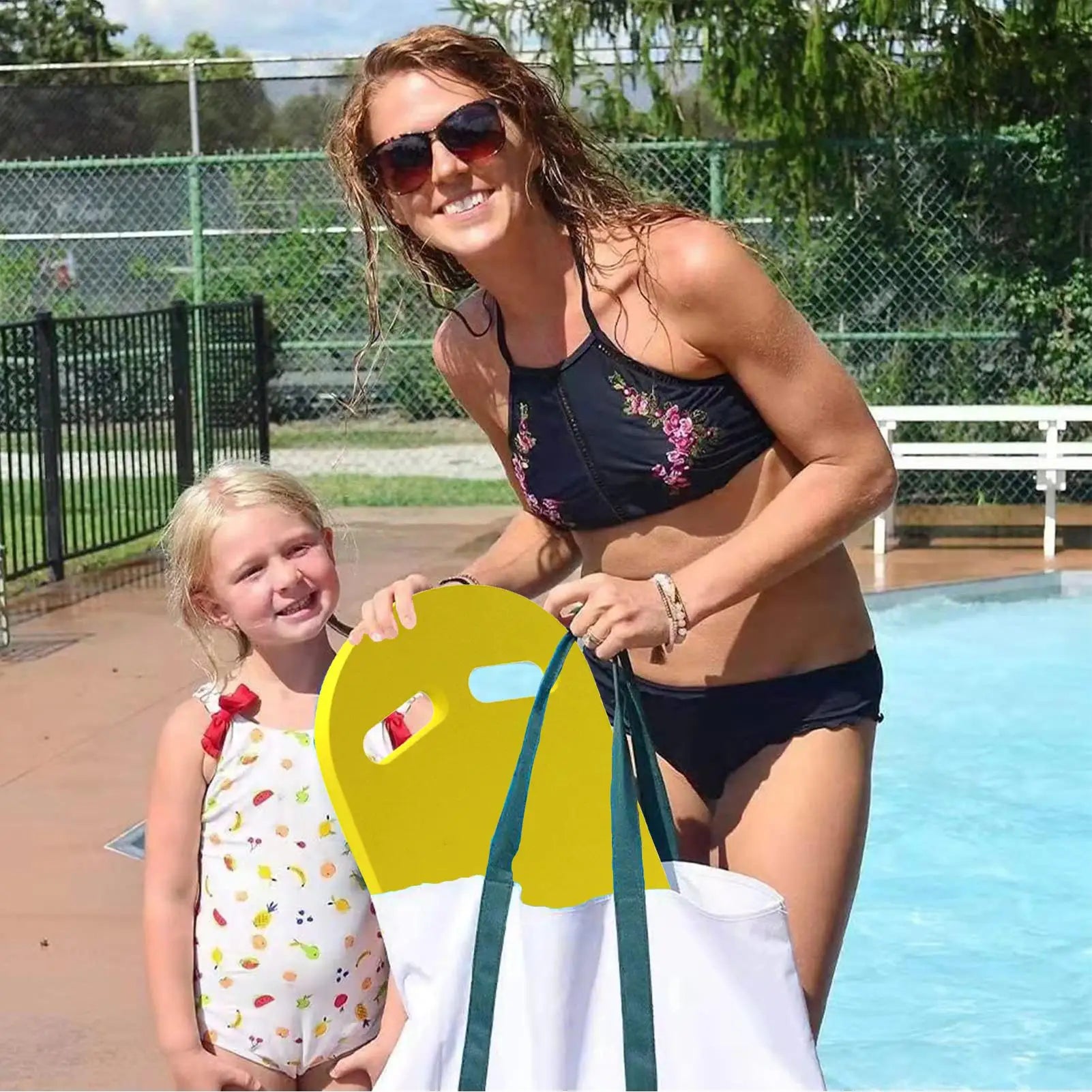 Children Swimming Board U Shape Training Aid Board Children Swimming Exercise EVA Float Back Lightweight Float Equipment Peaceful Pleasures Health and Wellness