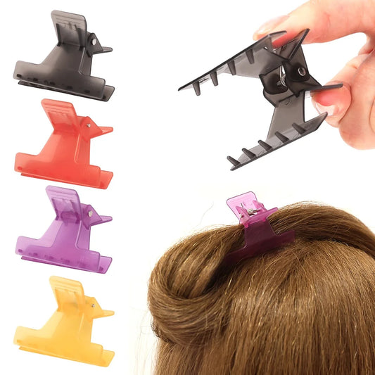 12pcs Crystal Butterfly Hair Clips Woman Girl's Hairpins Styling Holding Tools Hair Section Clamps Professional Salon Styling Peaceful Pleasures Health and Wellness