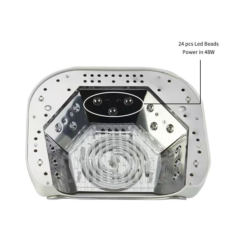 VamsLuna 48W UV LED Nail Lamp | Professional Gel Nail Dryer
