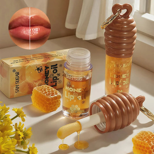 Honey Lip Balm Longlasting Moisturizing Dry Lips Diminishes Lip Lines Plumps Lips With Transparent Pearlescent Lip Care Lip Balm Peaceful Pleasures Health and Wellness