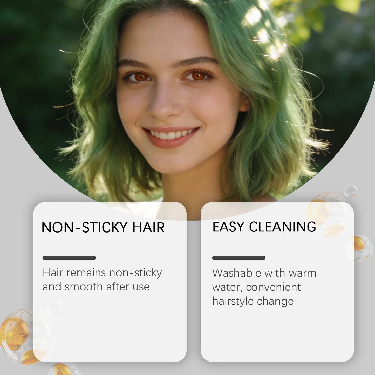 Temporary Hair Color Chalk Wax Stick – 5 Shades, Easy Wash