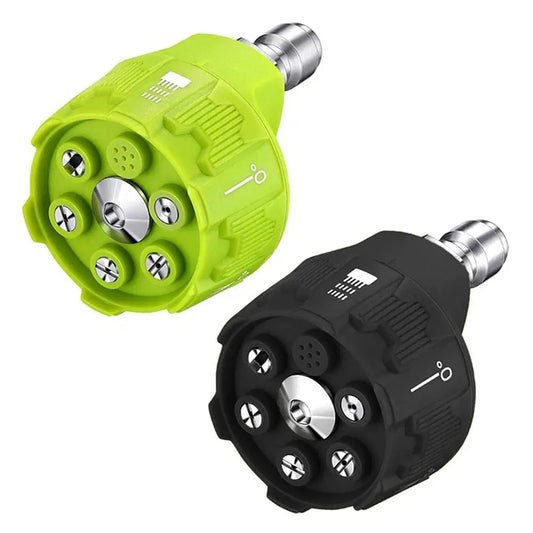 6-in-1 Pressure Washer Spray Nozzle | 4000 PSI Quick Connect Pressure Washer Nozzle Peaceful Pleasures Health and Wellness