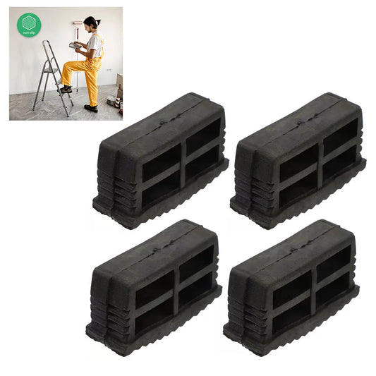 4-Pack Non-Slip Rubber Ladder Feet Pads & Floor Protectors Ladder Foot Pads Oasis Select