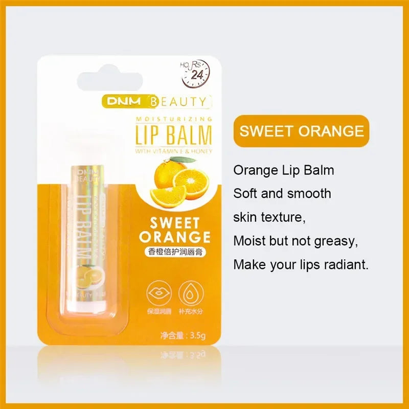 DNM 18-Color Moisturizing Lip Balm | Aloe & Vitamin E Lip Care