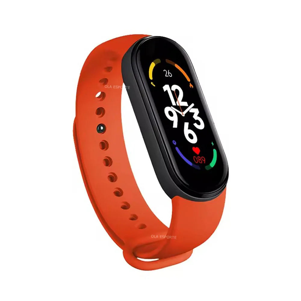 M7 Smartwatch Fitness Tracker – Heart Rate & Sleep Monitor