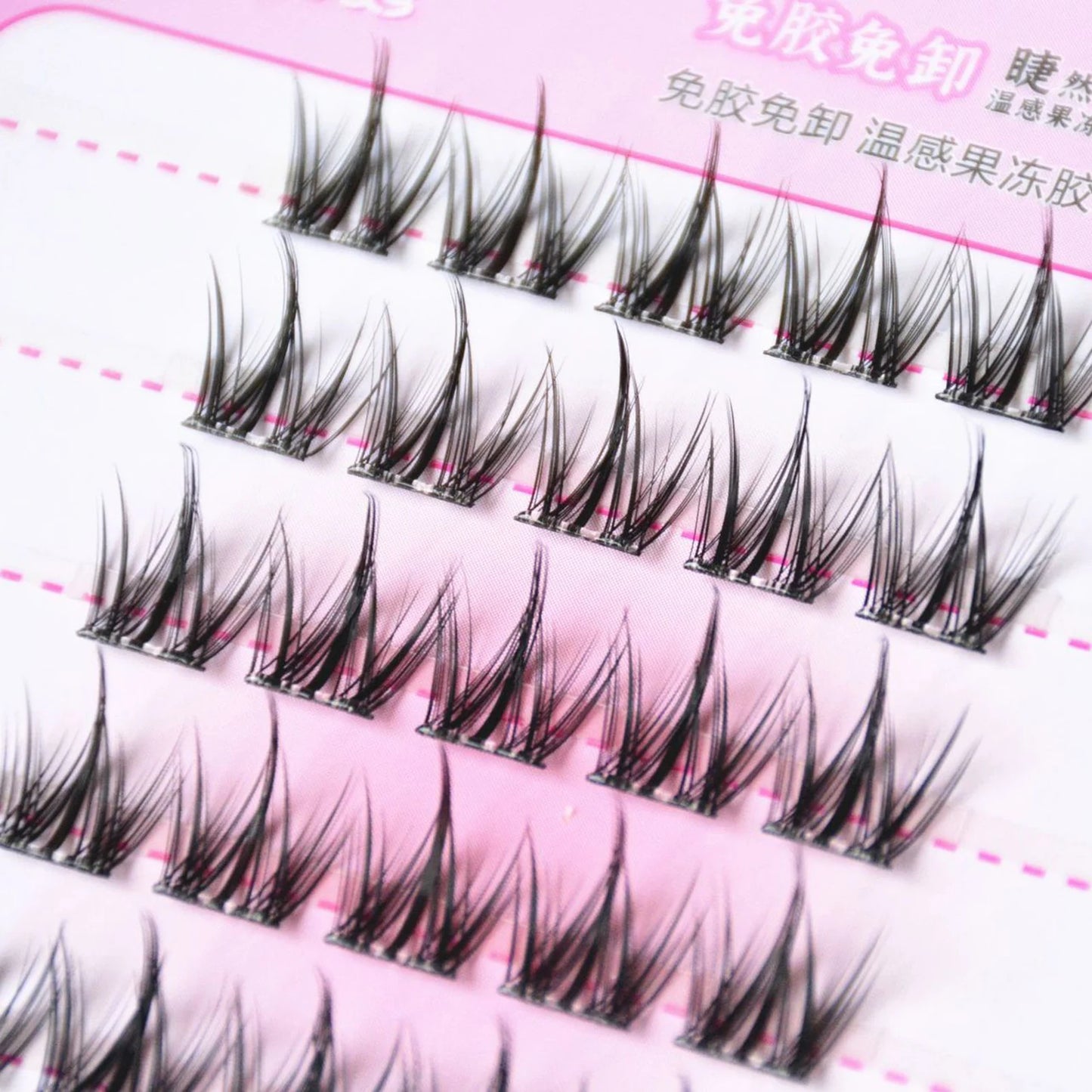 Manga Self-Adhesive False Eyelash Clusters | Press-On Lashes