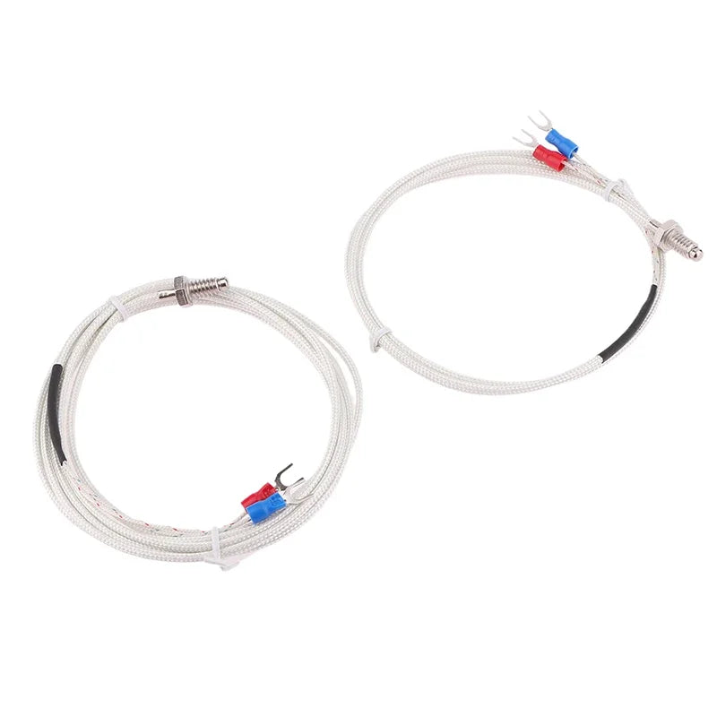 K-Type Thermocouple Probe M6 Sensor 0–800°C | REX-C100 Compatible