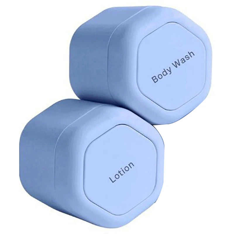 Magnetic Stackable Travel Cosmetic Containers with Lids – 2/3 Pcs